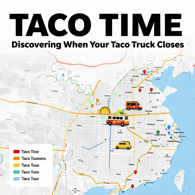 Every taco truck has its own unique closing time, impacting when taco lovers can indulge in their favorite meals.
