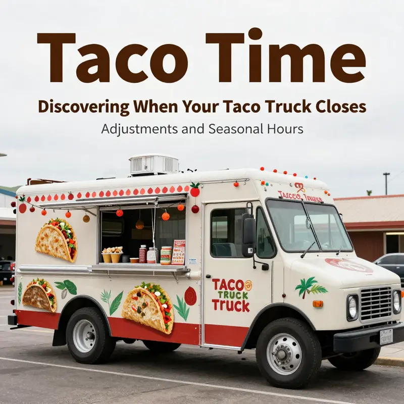 Every taco truck has its own unique closing time, impacting when taco lovers can indulge in their favorite meals.