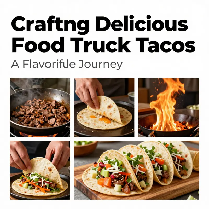 A variety of fresh ingredients essential for crafting mouthwatering food truck tacos, reflecting the colorful nature of taco culture.