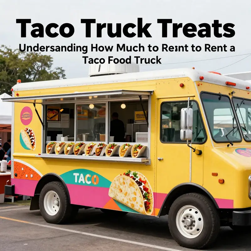 Exploring the key factors that influence taco food truck rental prices.
