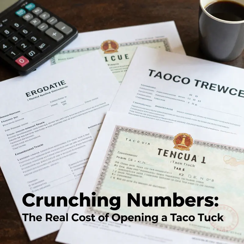 A vibrant taco truck, showcasing the importance of vehicle choice and customization in opening your taco truck business.