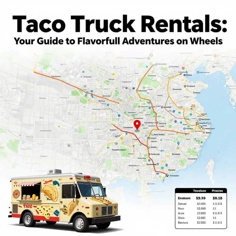 Factors that influence taco truck rental prices including vehicle condition and location.