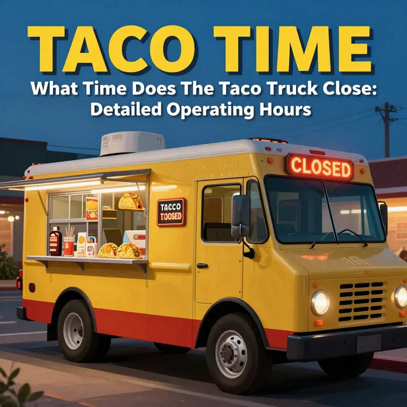 Every taco truck has its own unique closing time, impacting when taco lovers can indulge in their favorite meals.