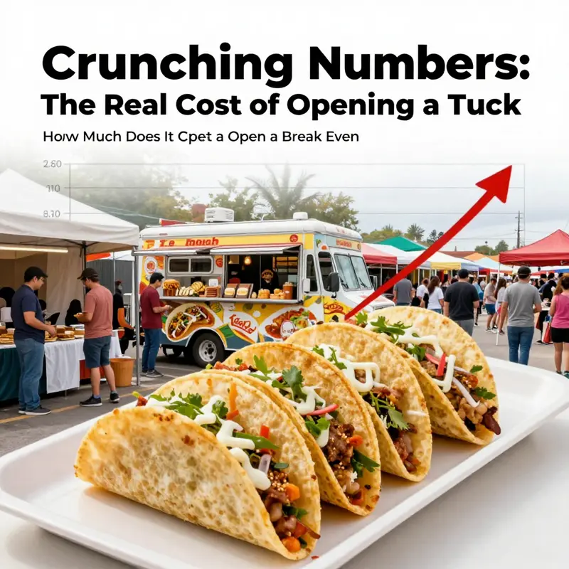 A vibrant taco truck, showcasing the importance of vehicle choice and customization in opening your taco truck business.