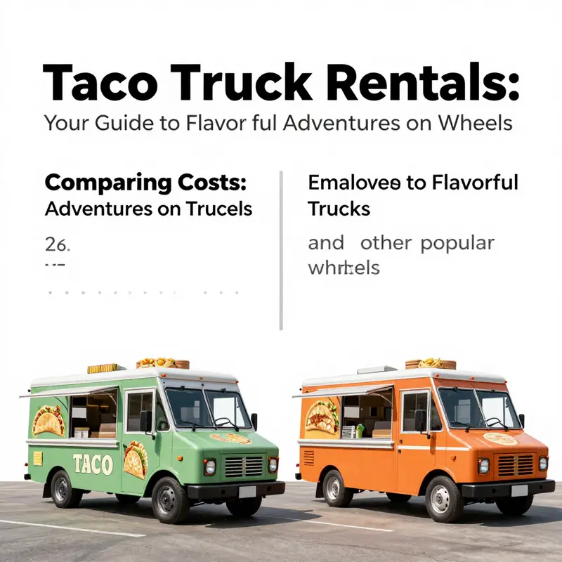 Factors that influence taco truck rental prices including vehicle condition and location.