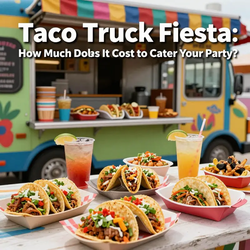 Explore the average costs associated with renting a taco truck for your party celebration.