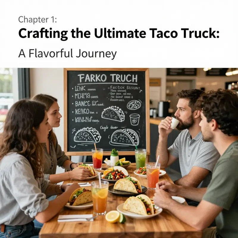 Brainstorming vibrant taco ideas and planning for success.