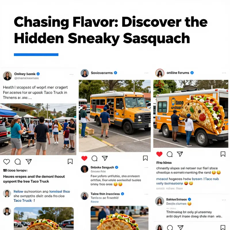 The bustling town square in Sneaky Sasquatch where players can discover the hidden Taco Truck.