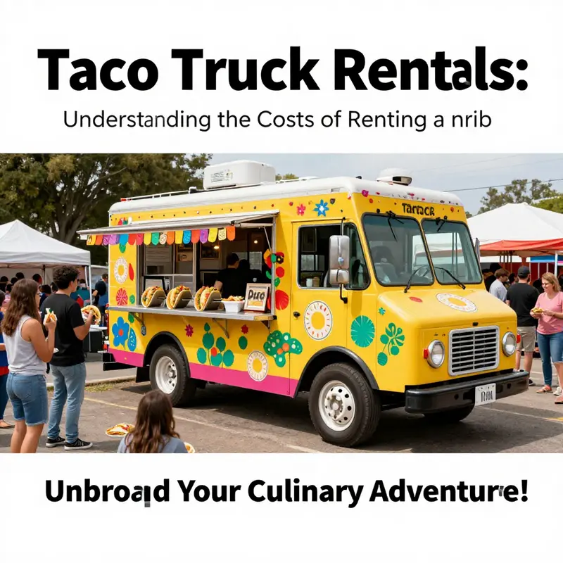 A taco truck ready to serve delicious food at a lively event.