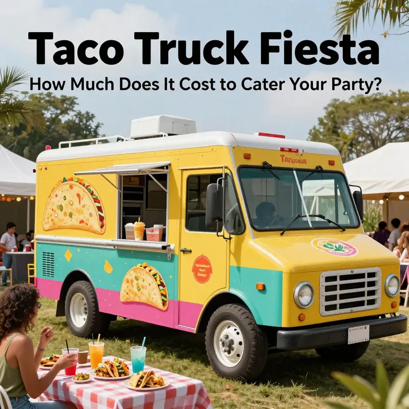 Explore the average costs associated with renting a taco truck for your party celebration.