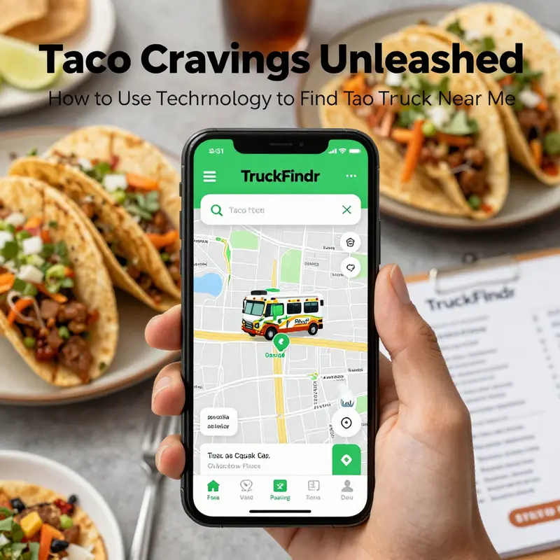 Smartphone technology empowering taco lovers to find their next delicious meal.