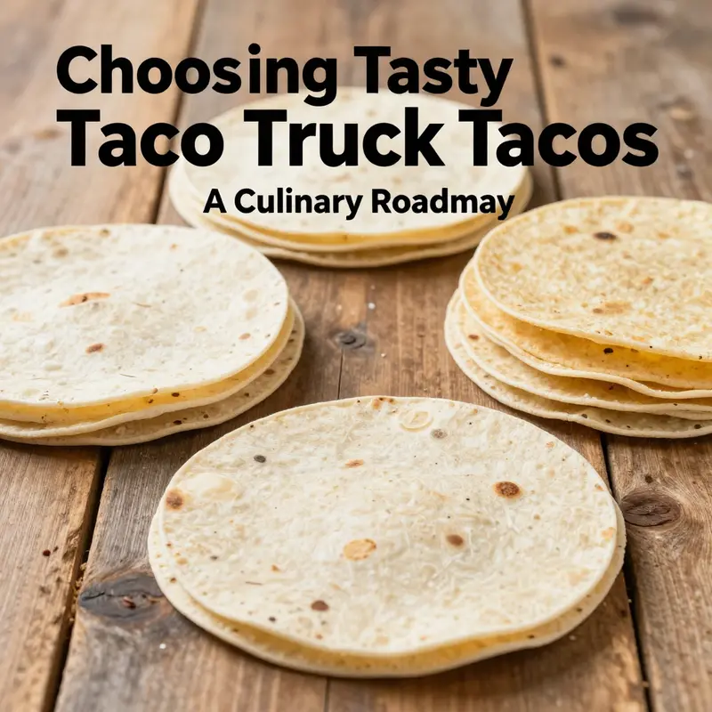 Different types of tortillas ready for taco making, showcasing the diversity of options.