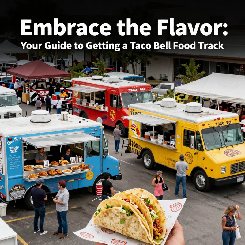 Securing a Taco Bell food truck franchise opens the door to culinary adventures on wheels.