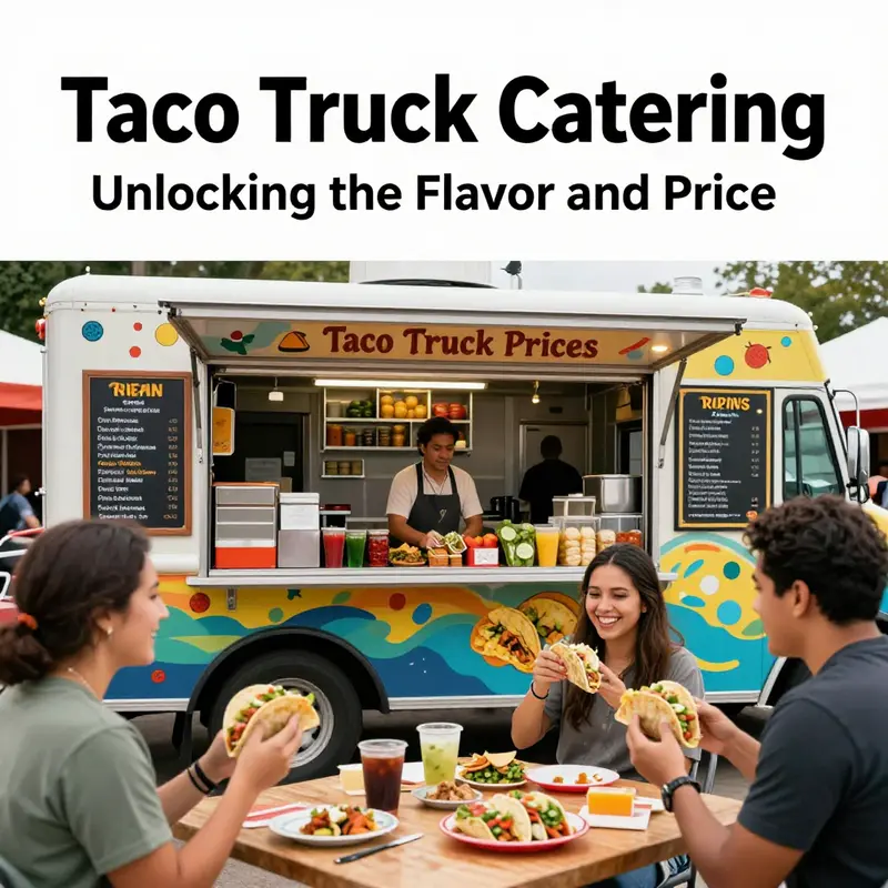Exploring the diverse pricing landscape of taco truck catering services for various events.