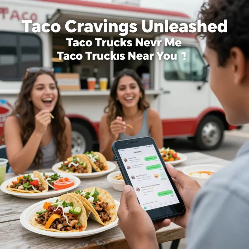 Smartphone technology empowering taco lovers to find their next delicious meal.