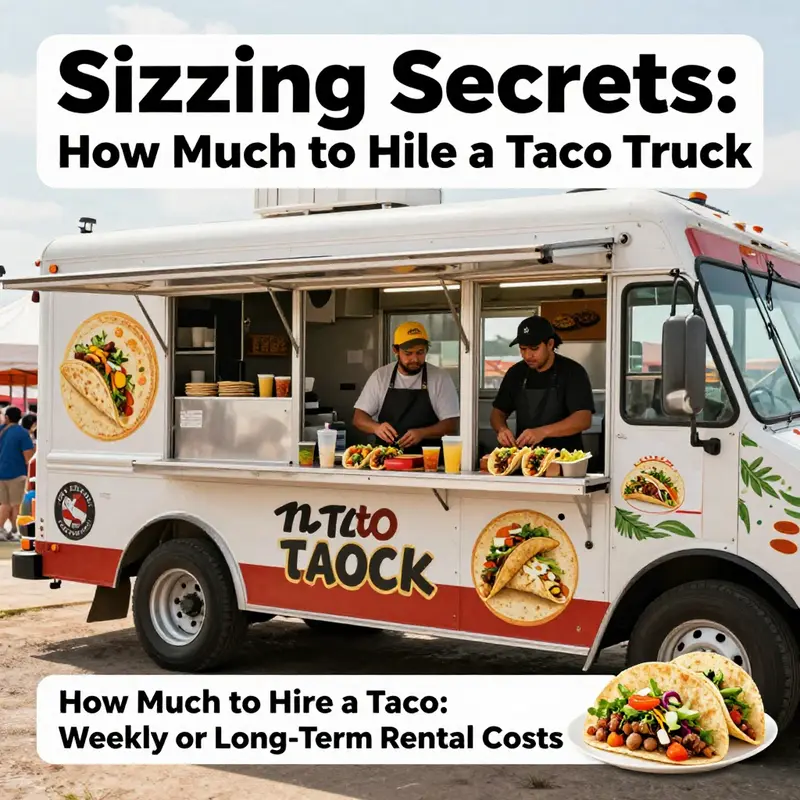 Explore the daily rental fees for taco trucks to enhance your events.