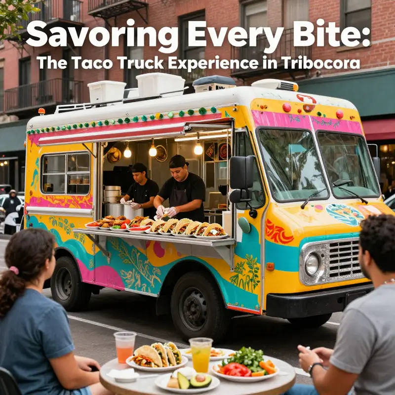 The Taco Truck in Tribeca showcasing its authentic Mexican flavors and culinary artistry.