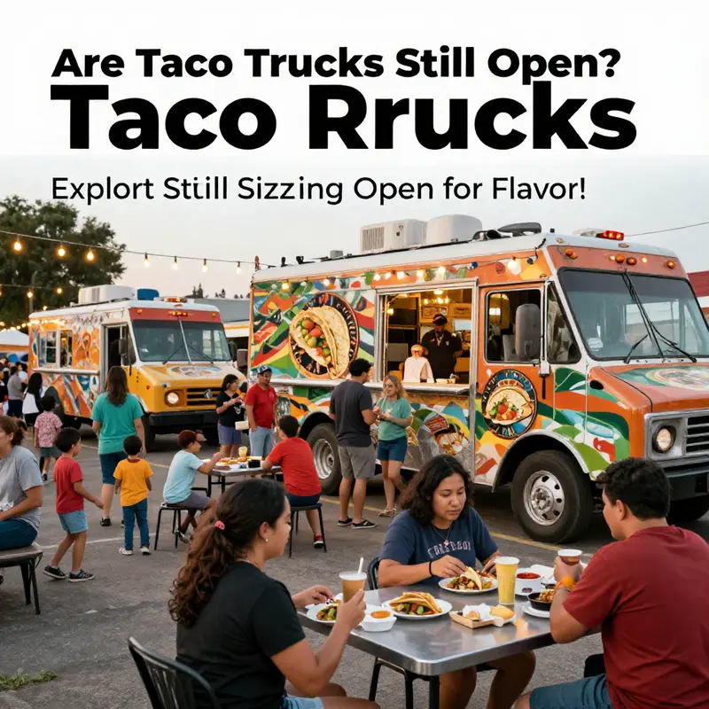 A lively taco truck scene, showcasing the fusion of urban life and culinary delight.