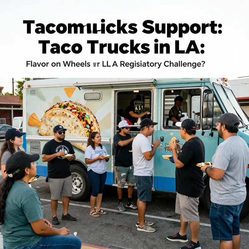 Taco trucks in Los Angeles must follow regulations to operate legally.