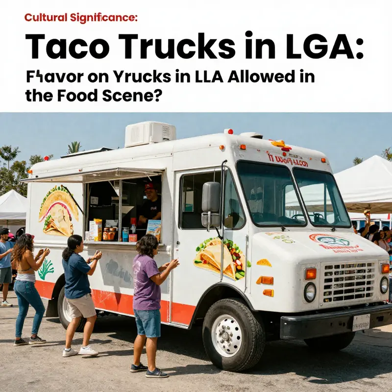 Taco trucks in Los Angeles must follow regulations to operate legally.
