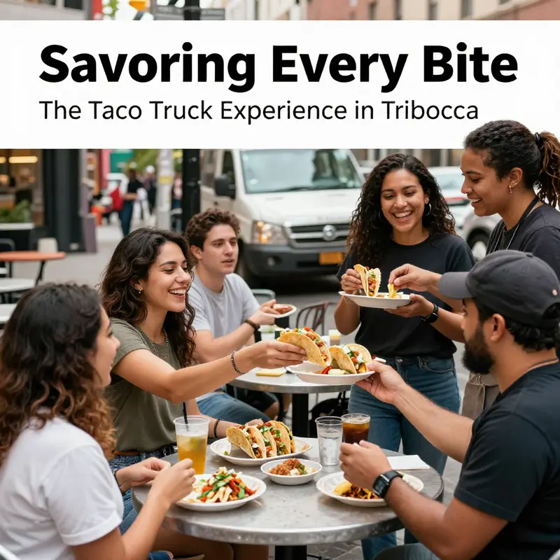 The Taco Truck in Tribeca showcasing its authentic Mexican flavors and culinary artistry.