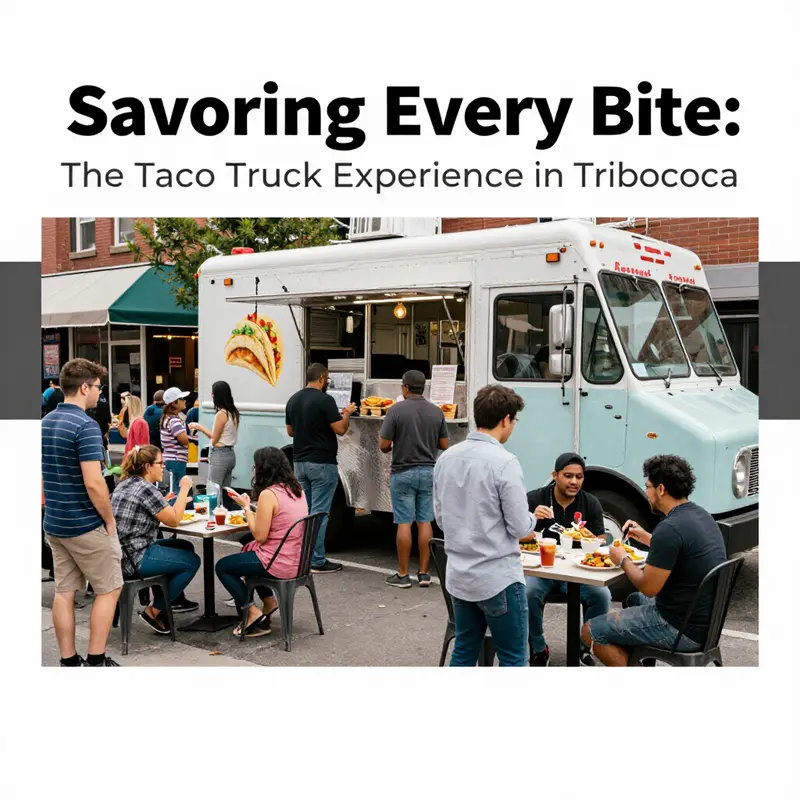 The Taco Truck in Tribeca showcasing its authentic Mexican flavors and culinary artistry.