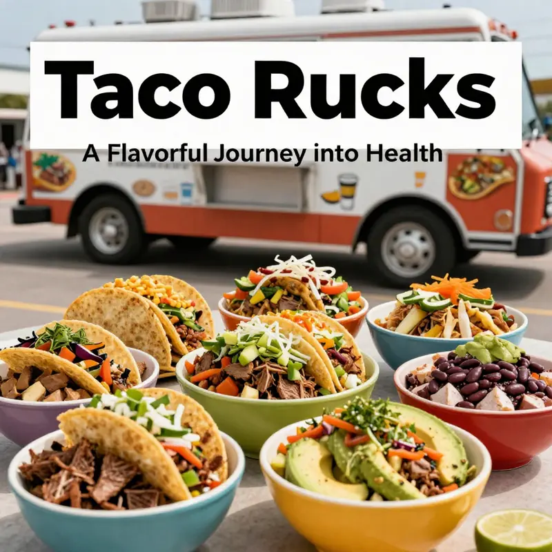 A colorful selection of healthy taco options available at taco trucks.