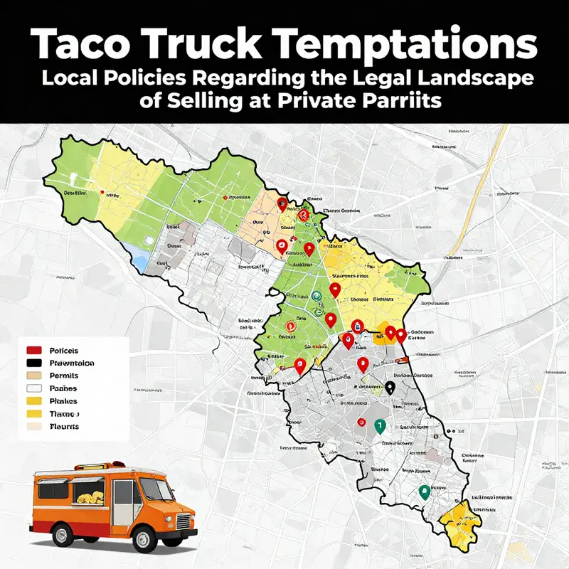 Taco truck parked at a private party, showcasing the festive atmosphere of mobile food business.