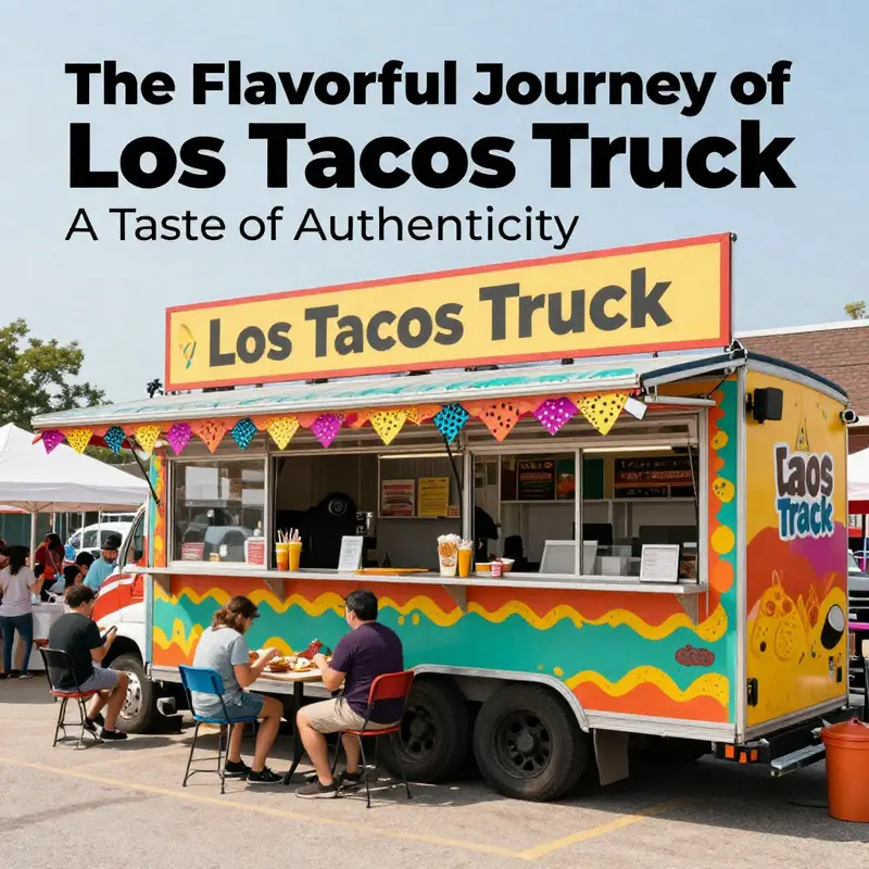 Los Tacos Truck, a vibrant staple in Madison, IN, showcasing its unique charm.
