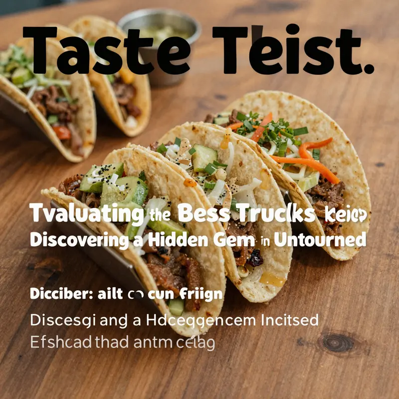 A taco truck in Unturned, showcasing the lively food culture and community spirit.