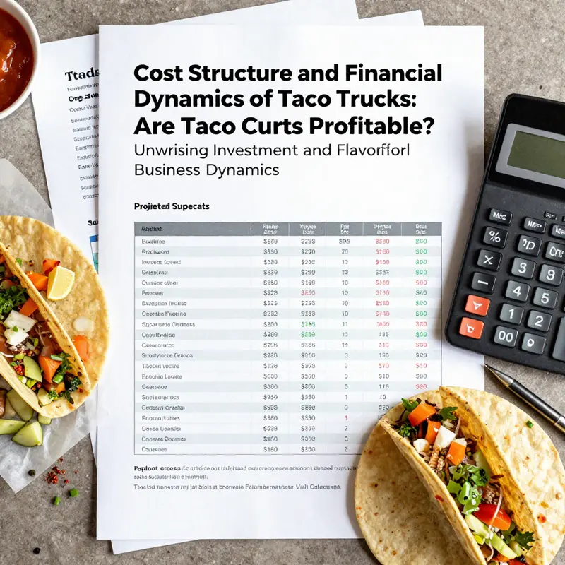 A bustling urban location where a taco truck thrives amidst high foot traffic.