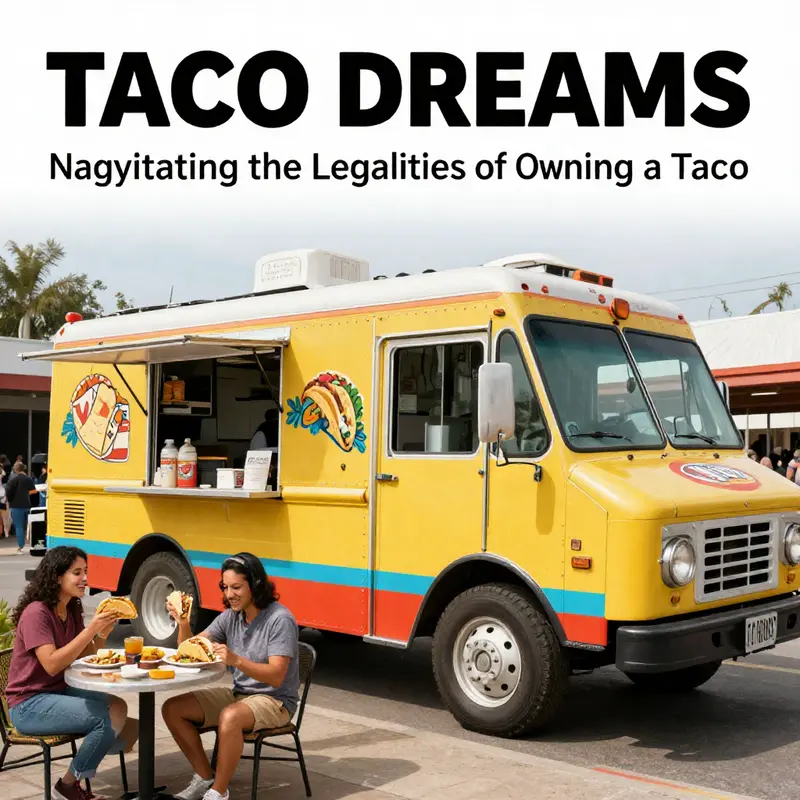 A taco truck surrounded by ecstatic customers, showcasing a lively food truck experience filled with vibrant energy and flavors.