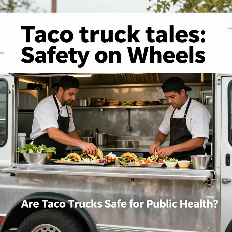 A well-constructed taco truck, emphasizing the importance of structural integrity in safety.
