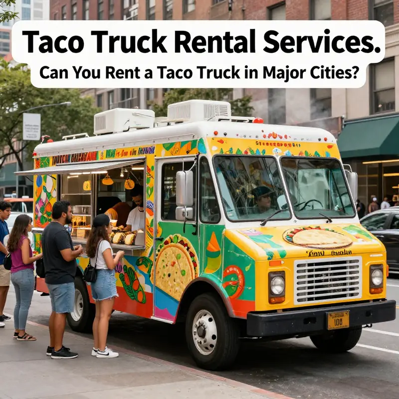 Taco trucks are a thriving choice in major city landscapes, bringing deliciousness to urban streets.