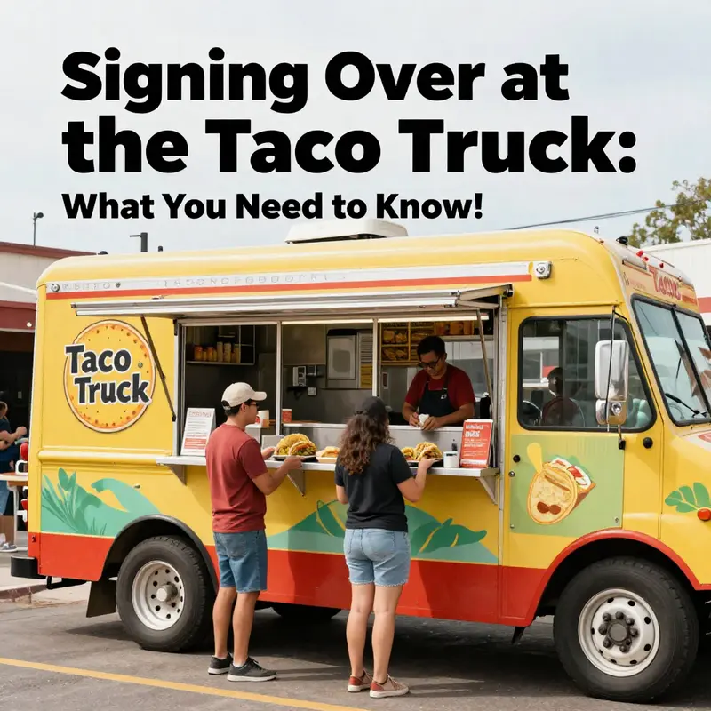 A lively taco truck scene, emphasizing the community experience and vibrant atmosphere.