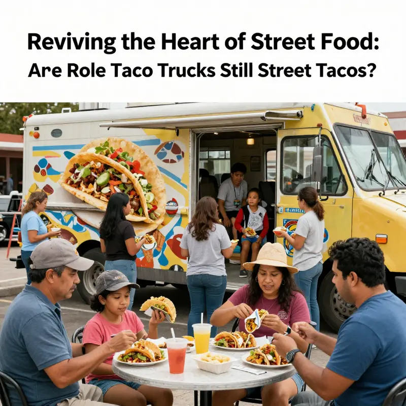 The essence of taco trucks shines through their colorful presence and delicious street tacos.