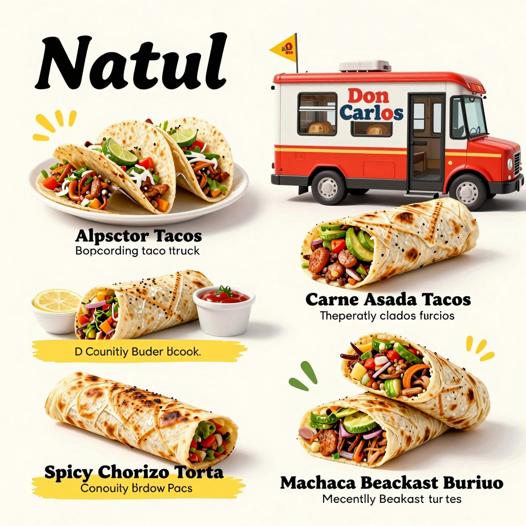 Don Carlos Taco Truck Menu