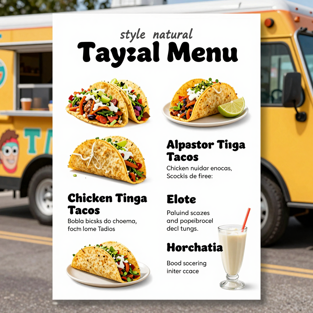 Don Cuco Taco Truck Menu