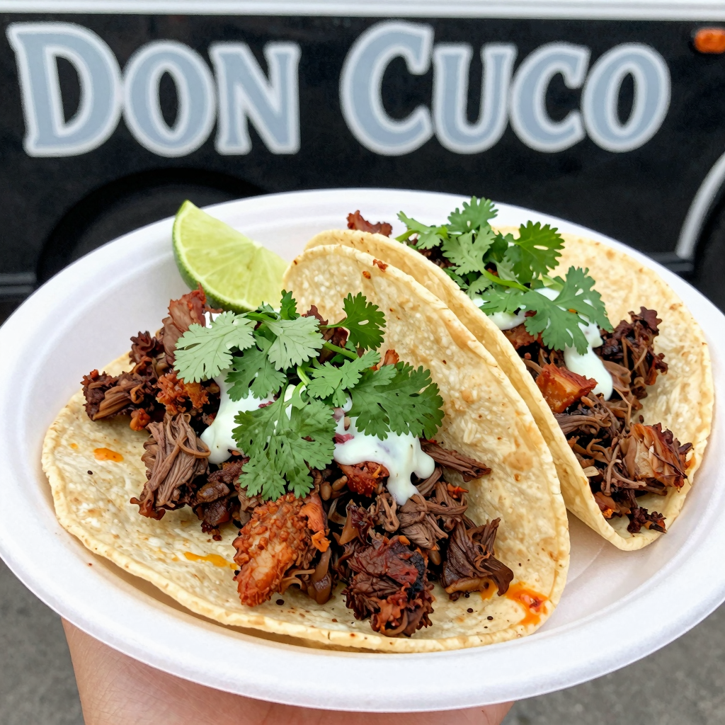 Delicious Tacos from Don Cuco