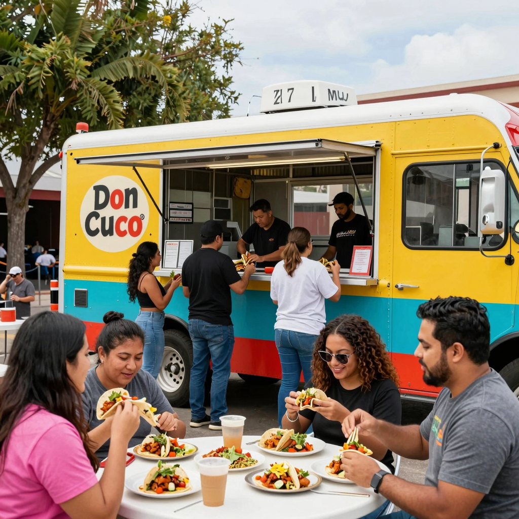 Don Cuco Taco Truck Setting