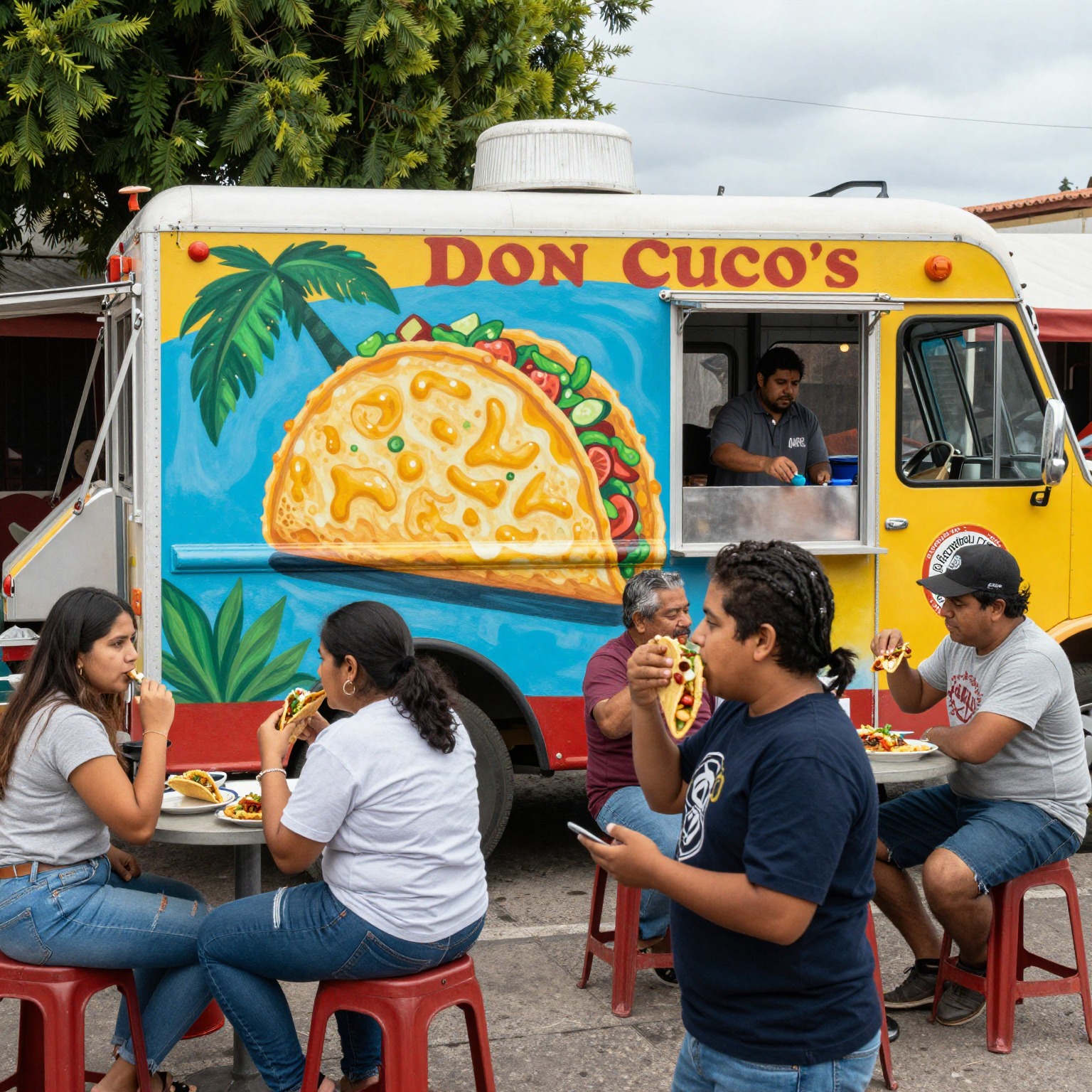 Don Cuco's Taco Truck Scene