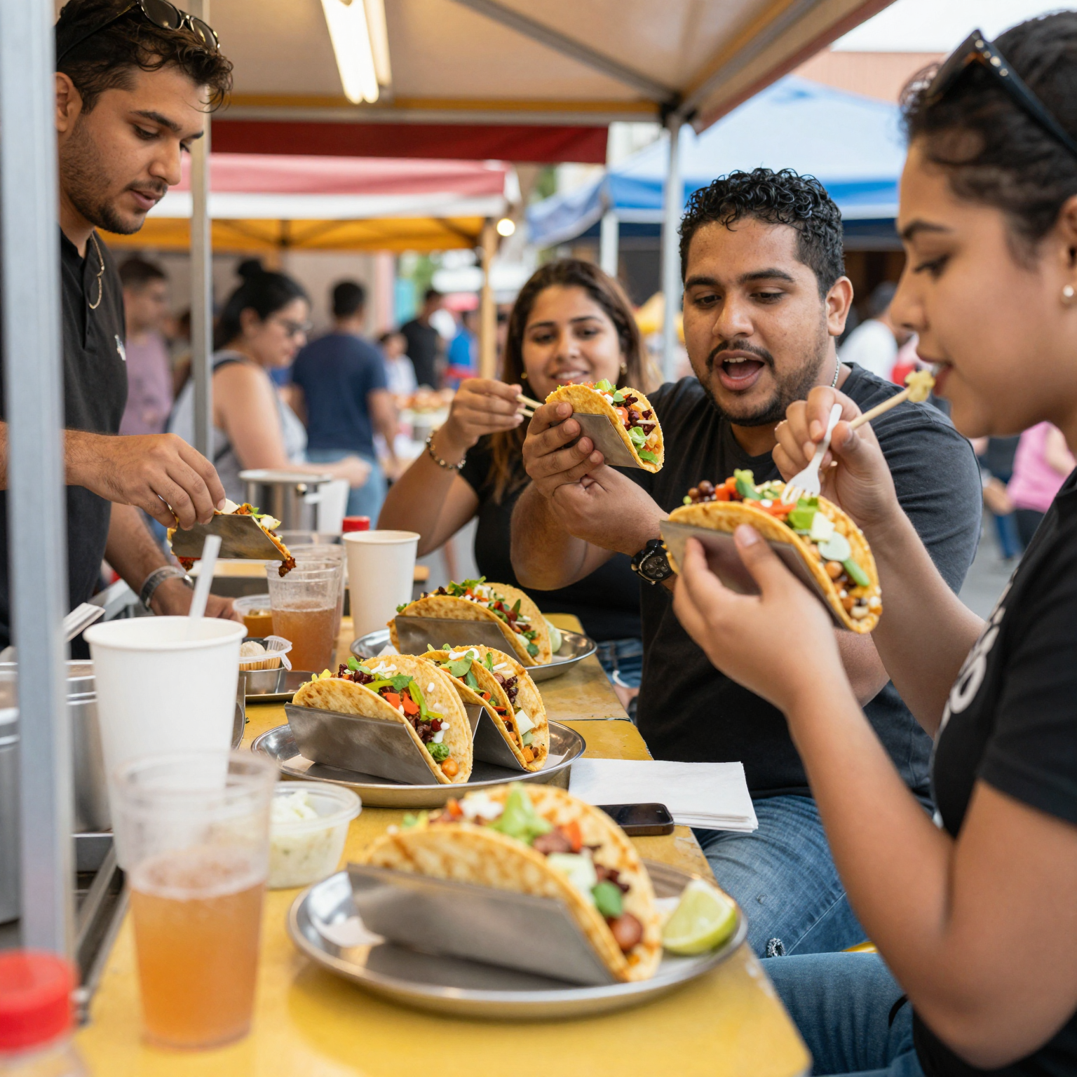 Taco Truck Scene