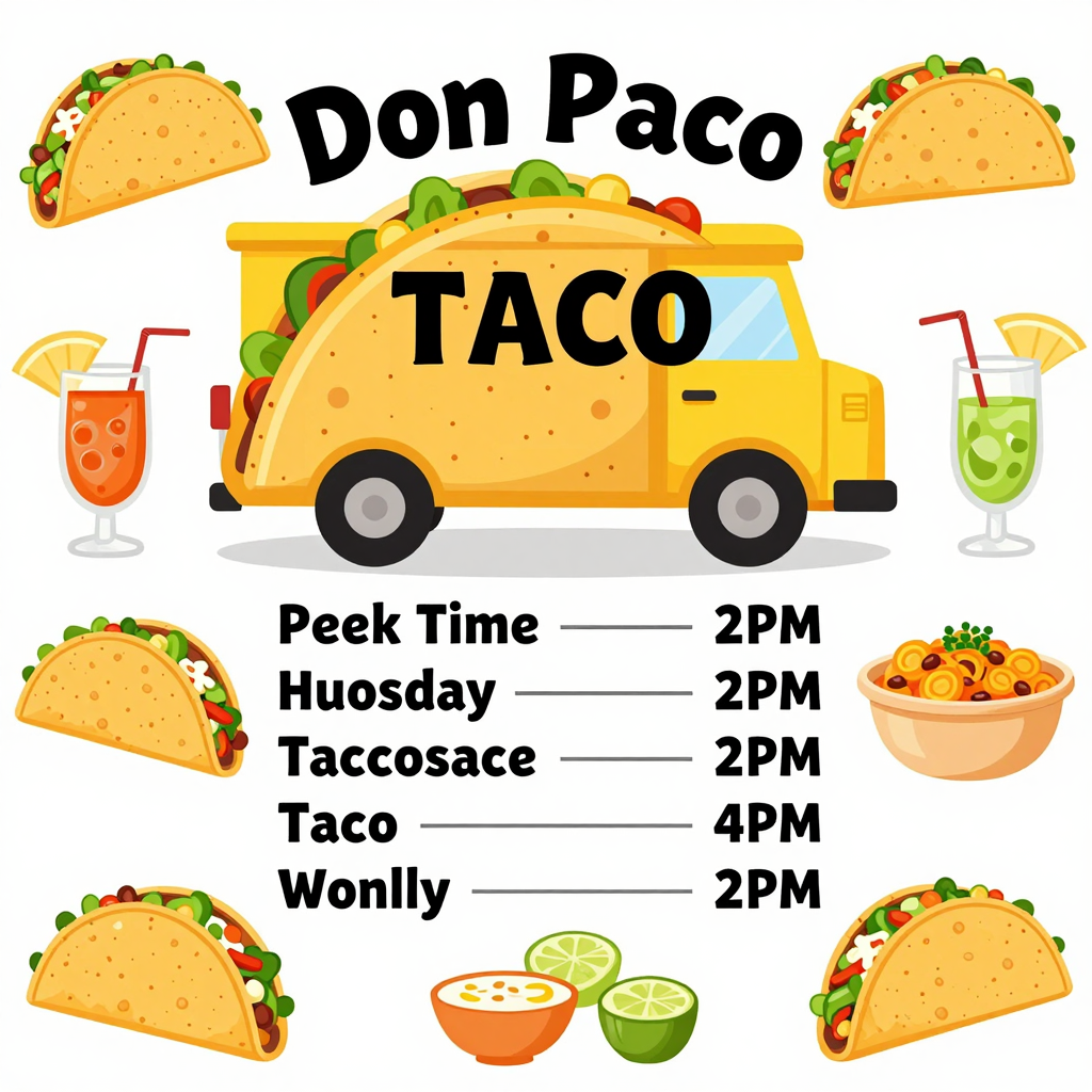 Don Paco Taco Truck Operating Hours