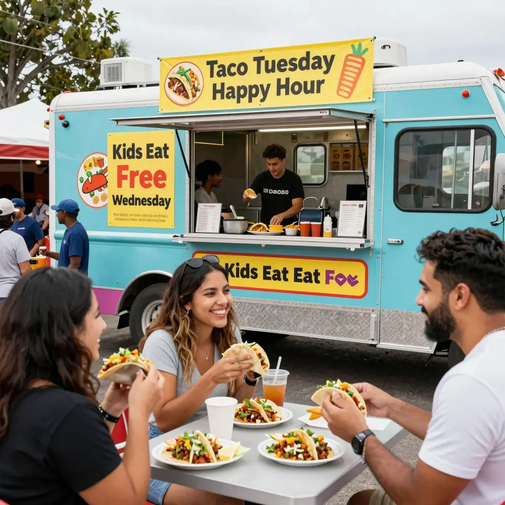 Delicious Taco Truck Scene