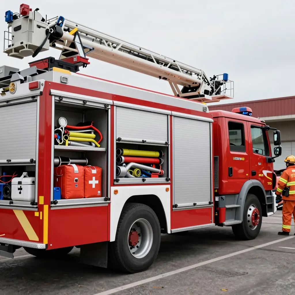 Fire Truck Rescue Engine