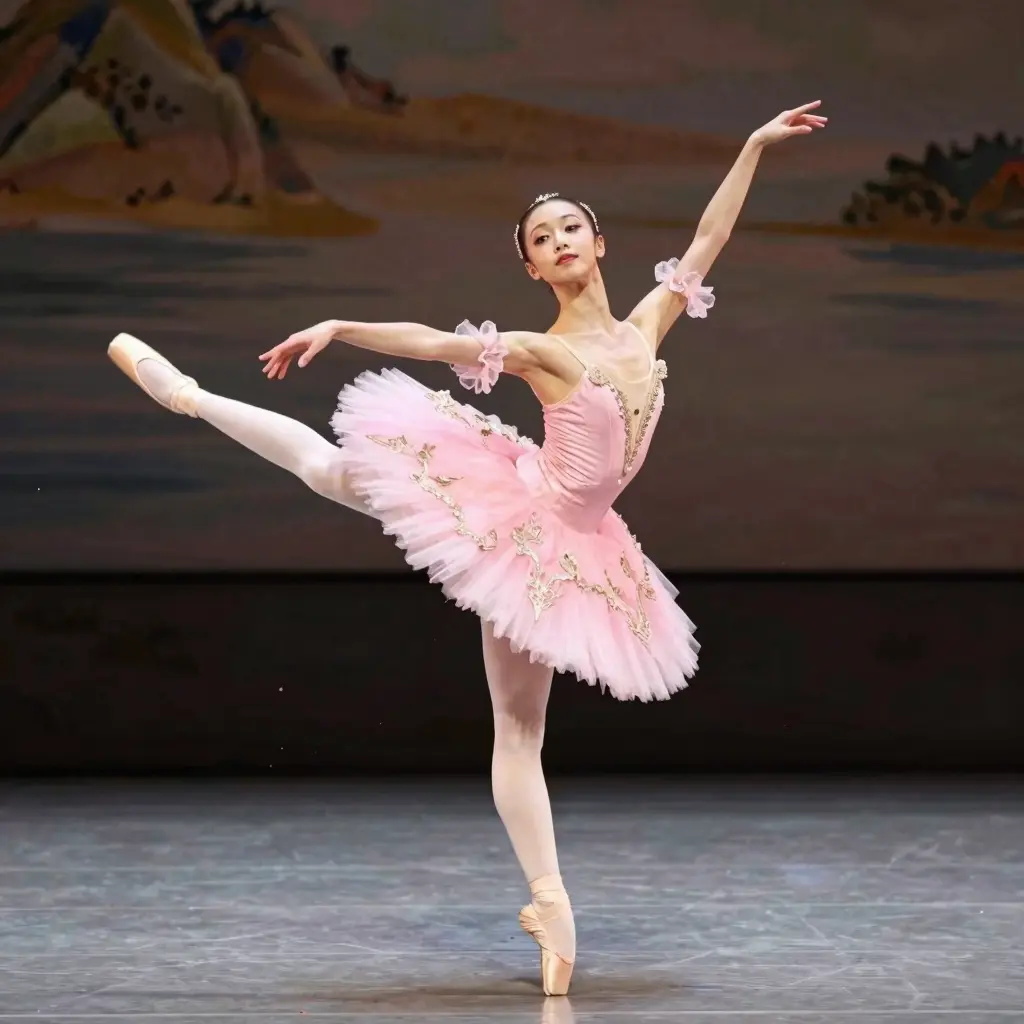 Ballet Dancer in Pink Tutu