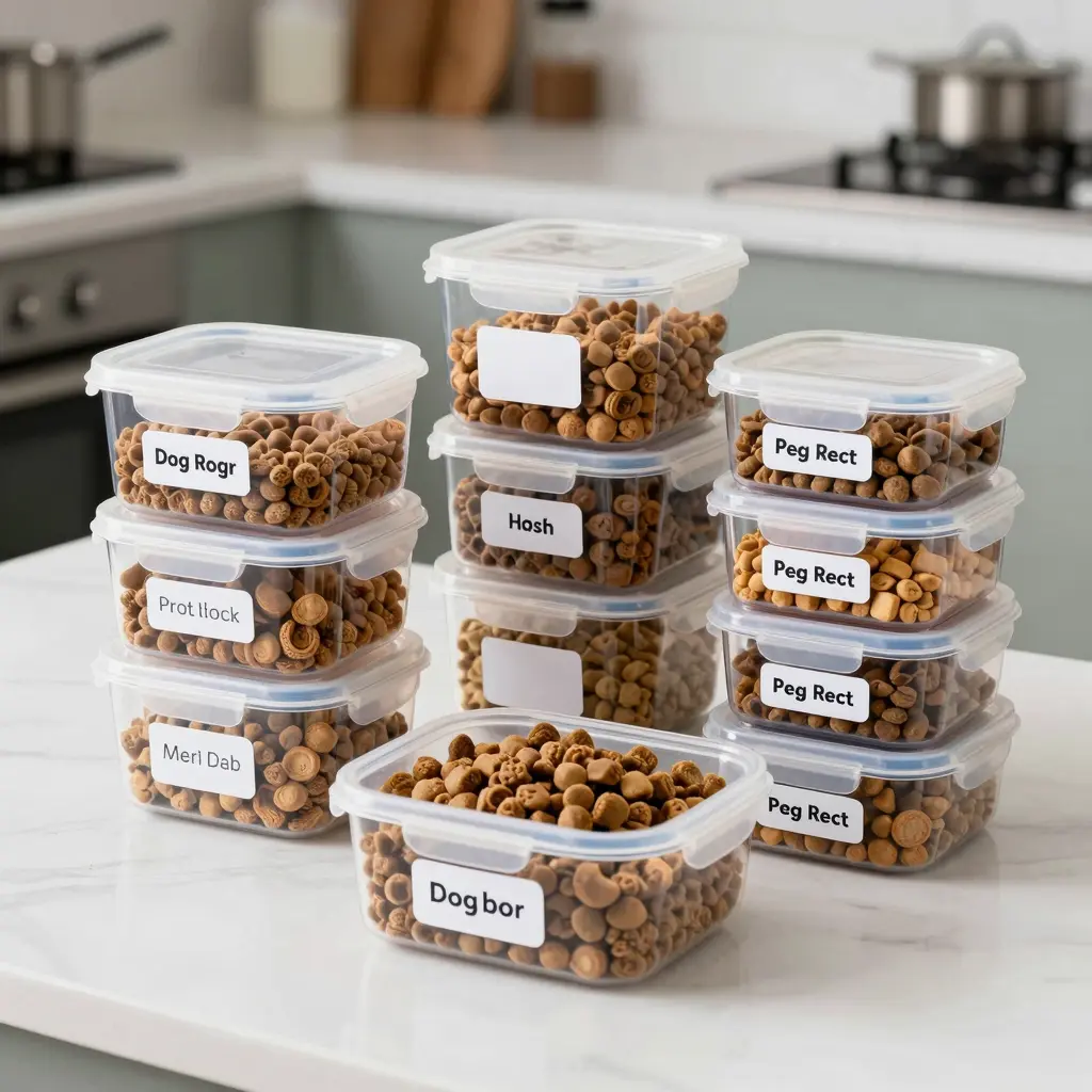Plastic Dog Food Containers